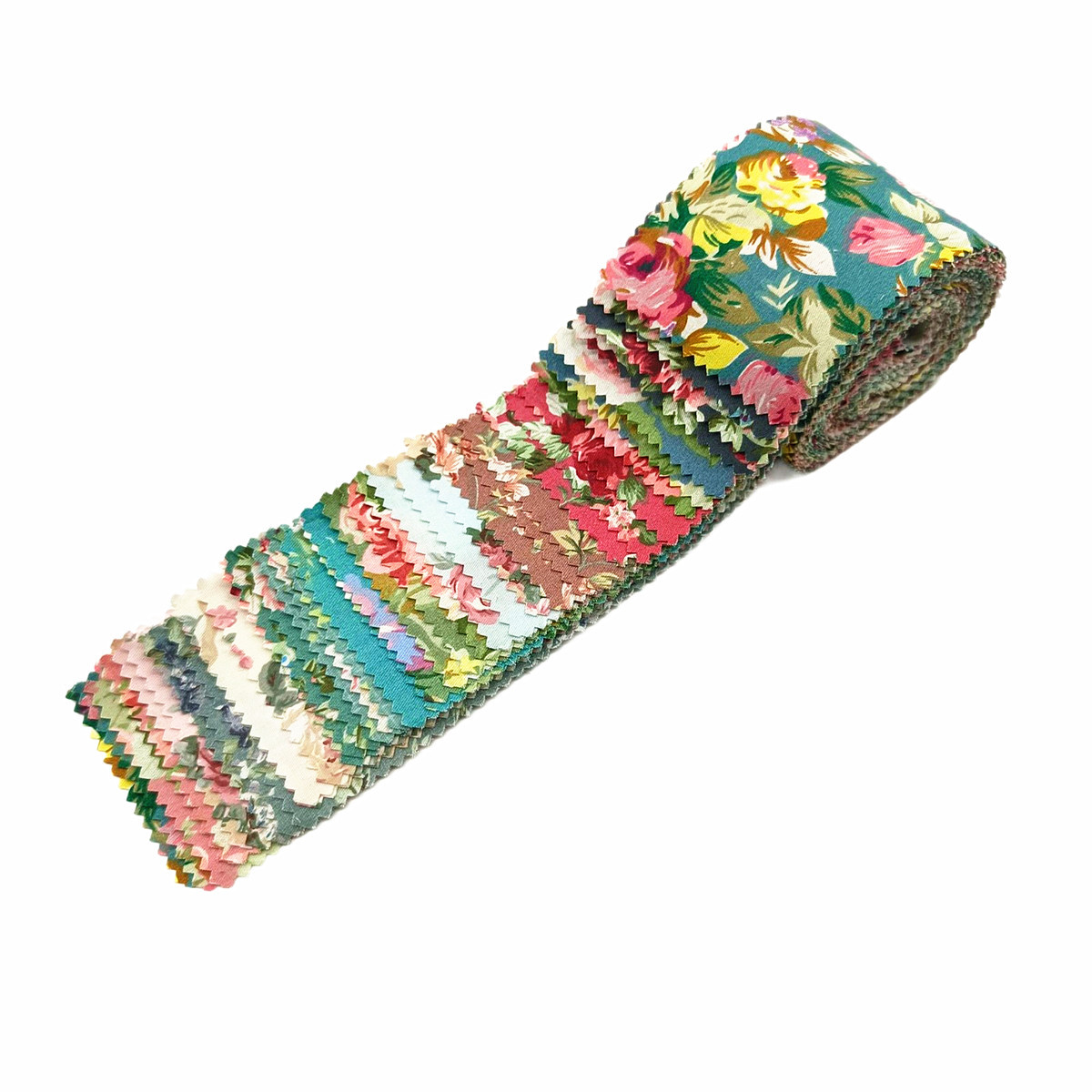 42 Pieces of Floral Cross-Border Export Quilting Patchwork Strips Quilt Strips Material Package