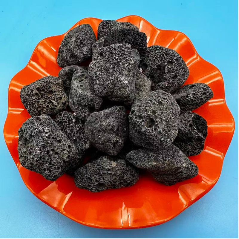Aromatherapy Stone Raw Stone Wholesale Red Black Diffuser Volcanic Stone 2-3cm Artificially Selected Washed Porous Volcanic Stone