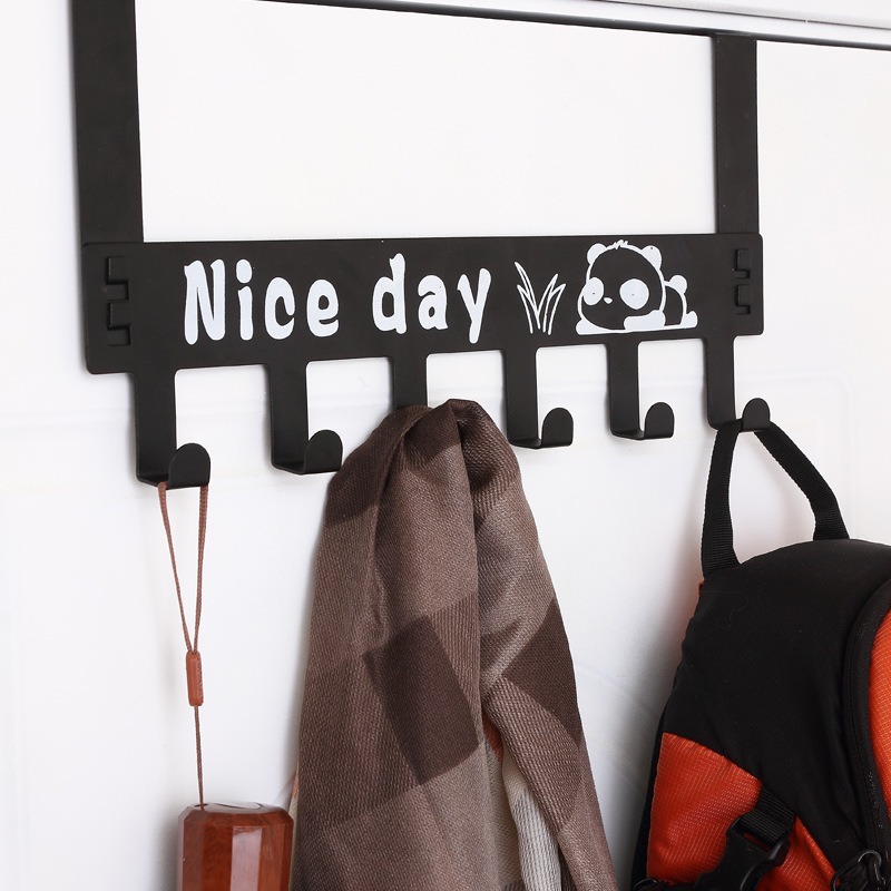 Крючок на дверь без сверления, вешалка для одежды на двери, настенная вешалка для пальто, органайзер для хранения на двери спальни