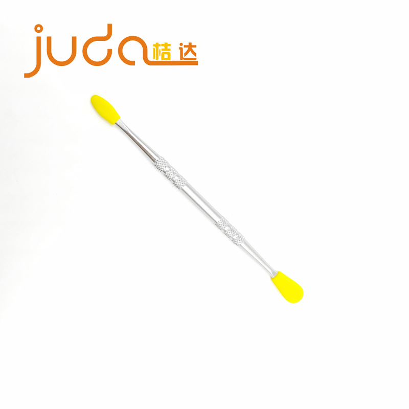 Factory Direct Sales Silicone Cigarette Paste Scoop, E-Liquid Cleaning Tool, Stainless Steel Cigarette Spoon Suitable for Silicone Pipes