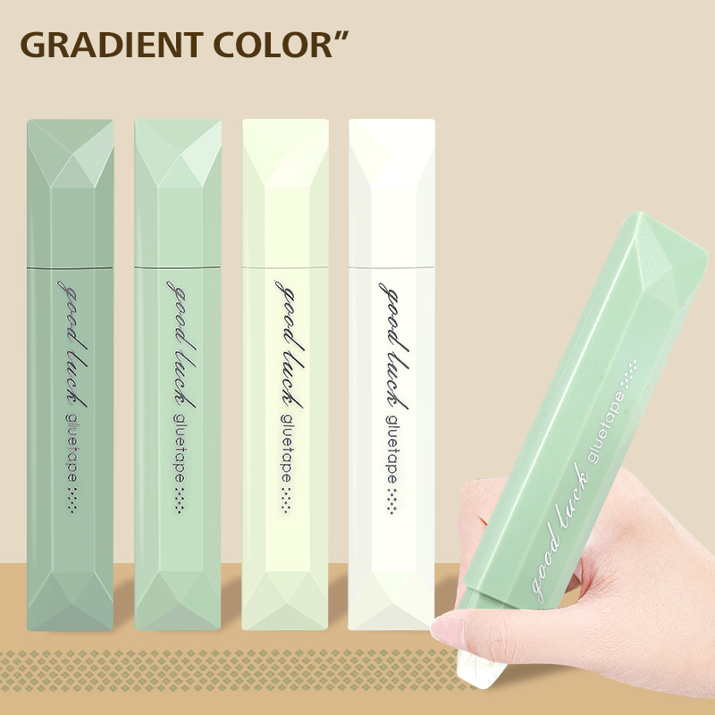 Pen-Type Dot Glue Ins High-Value Gradient Correction Tape-Type Double-Sided Adhesive Super Strong Tape for Handmade Notebooks