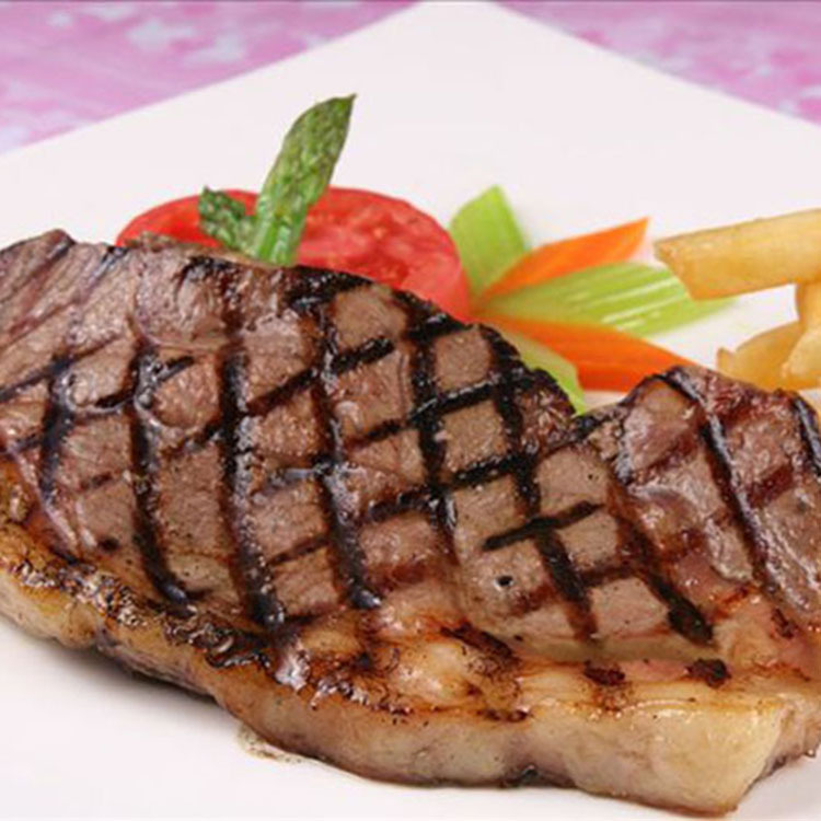 Premium Marinated Raw-Cut Beef Steak, Sirloin, Western-Style Buffet Street Steak, Fresh Grain-Fed Beef for Commercial Wholesale