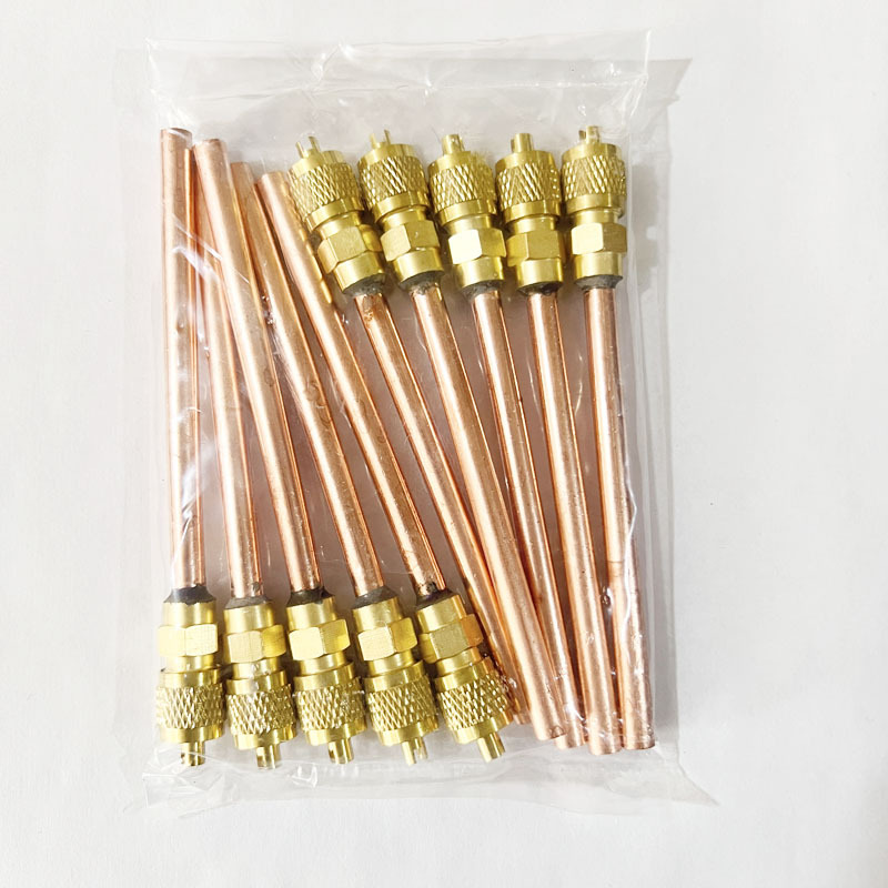 Односторонний клапан для холодильника, фтористая насадка, жидкостная насадка, быстроразъемный игольчатый клапан для холодильника, клапан для быстрого подключения фтористого наполнителя