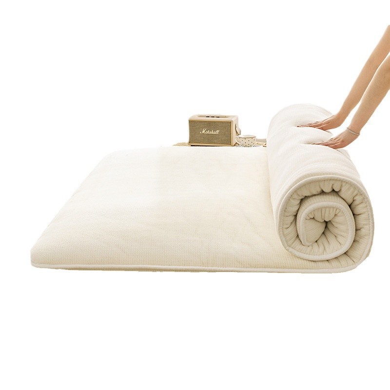 Xinjiang Pure Cotton Mattress Pad Cotton Batting Quilt Dormitory Student Single Foldable Thickened Pad Home Use All-Cotton