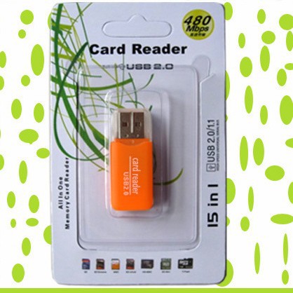 Cool Card Reader Microsd/Tf Card/Mobile Phone Memory Card High-Speed Usb2.0 Card Reader Factory Store Wholesale