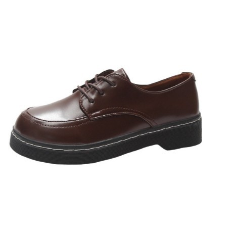 Japanese retro women's flat shoes student Harajuku round toed baby shoes Korean style British small leather shoes wholesale