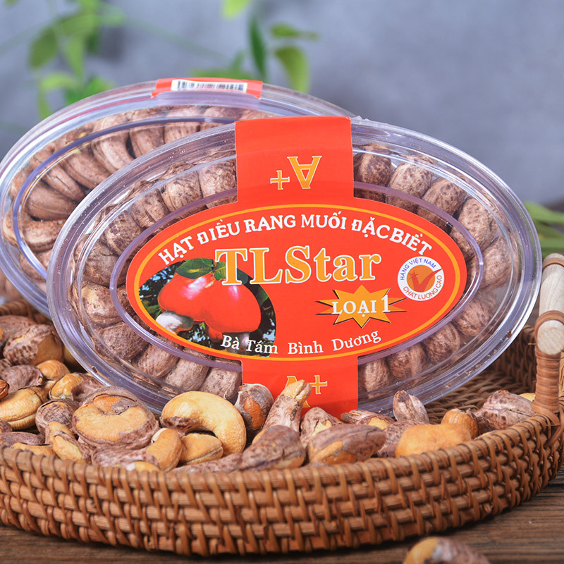 Babo cashew flat box Vietnam Cashew with leather cashew wholesale 150g