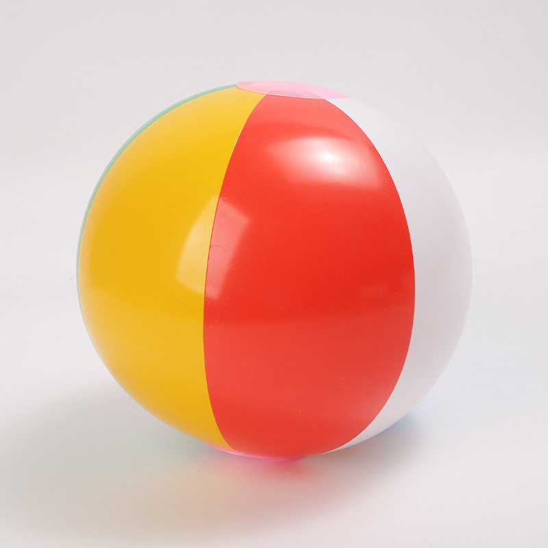 Colorful PVC inflatable beach ball toy high elasticity seaside water ball children's water toy inflatable beach ball