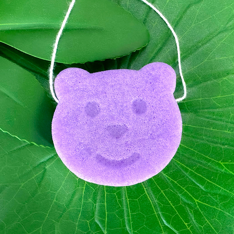 Konjac Puff Cotton Baby Bath Sponge Children's Face Wash Sponge Bath Handy Gadget Baby Bath Cotton Home Exfoliation