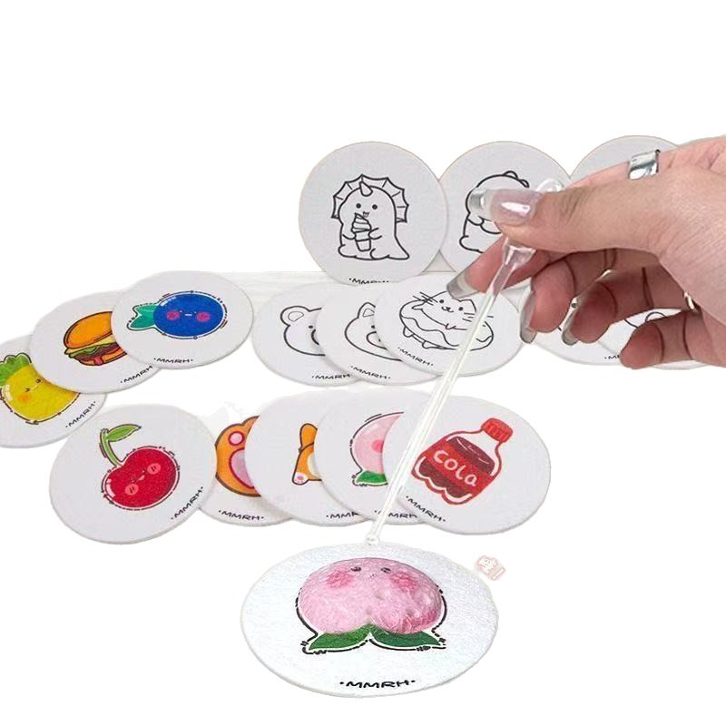 Cross-Border Dropshipping Foam Texture Drawing Paper Children's DIY Full Set of Materials with Water Pens, Colored Pens, and Painting Tools