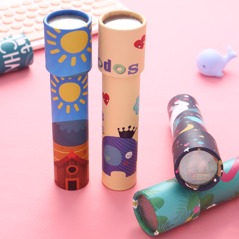 Creative Rotating Large Kaleidoscope, Ever-Changing Interior Magic Kaleidoscope, Kidsren's Kindergarten Holiday Toy Gift