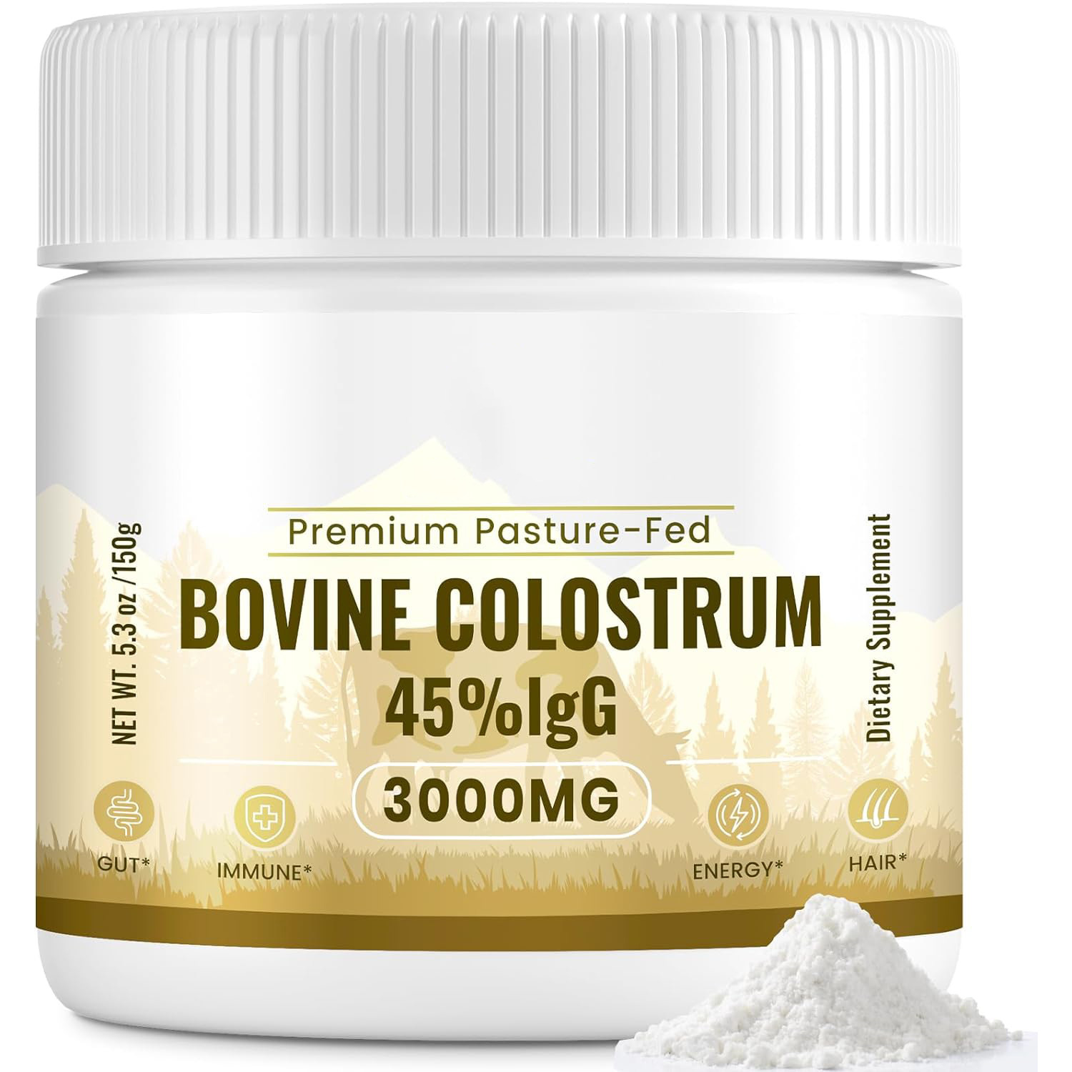 Новый популярный порошок колострума коровы 150г, источник, завод, настраиваемый