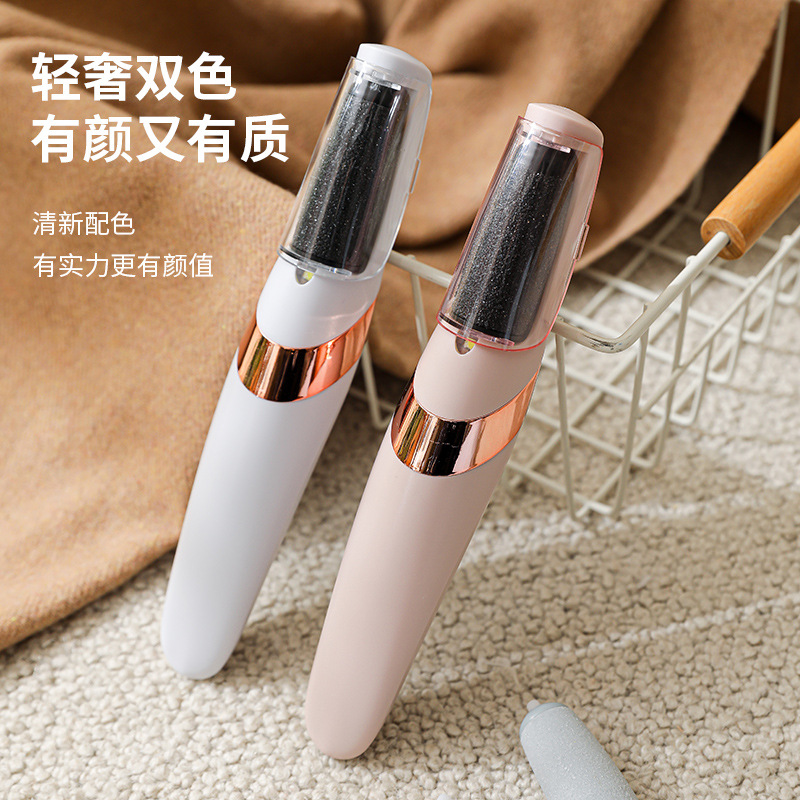 Электрическая шлифовка для ног, новый полностью автоматический инструмент для красоты ног, маленький перезаряжаемый шлифовщик для удаления натоптышей и мёртвой кожи, для массажа ног и педикюра