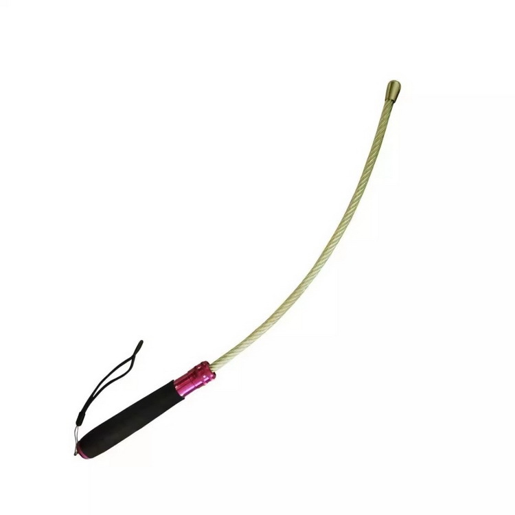Steel Wire Whip, Tactical Whip, Self-Defense Training Dog Stick, Car-Mounted Outdoor Sports Tool, Stainless Steel Whip