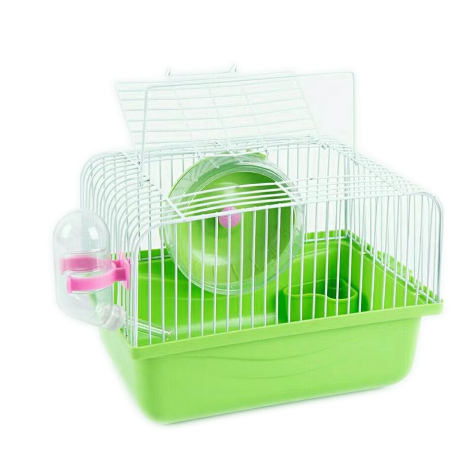 Factory sales portable cage hamster supplies single-layer Villa outdoor cage golden bear cage hamster cage small pastoral cage