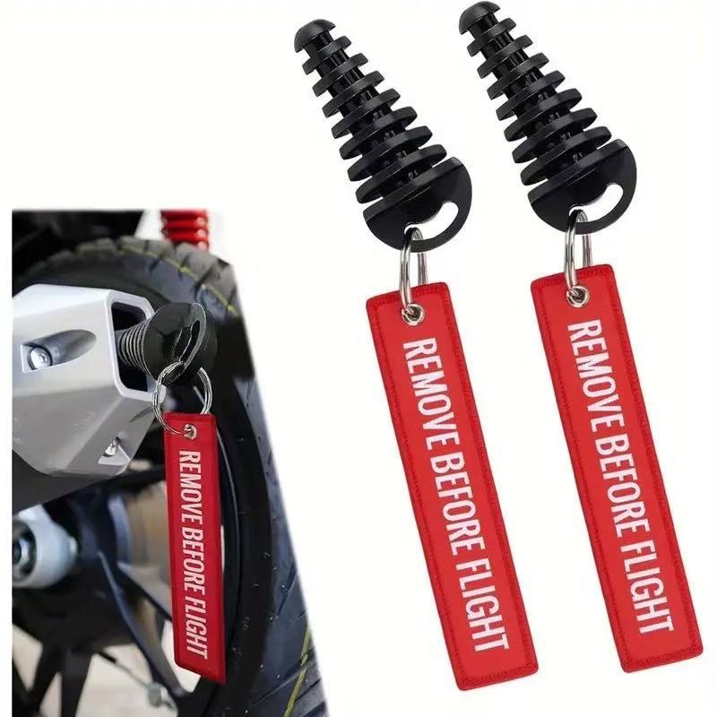 Cross-border Muffler Exhaust Wash Plug motorcycle exhaust plug off-road vehicle exhaust muffler