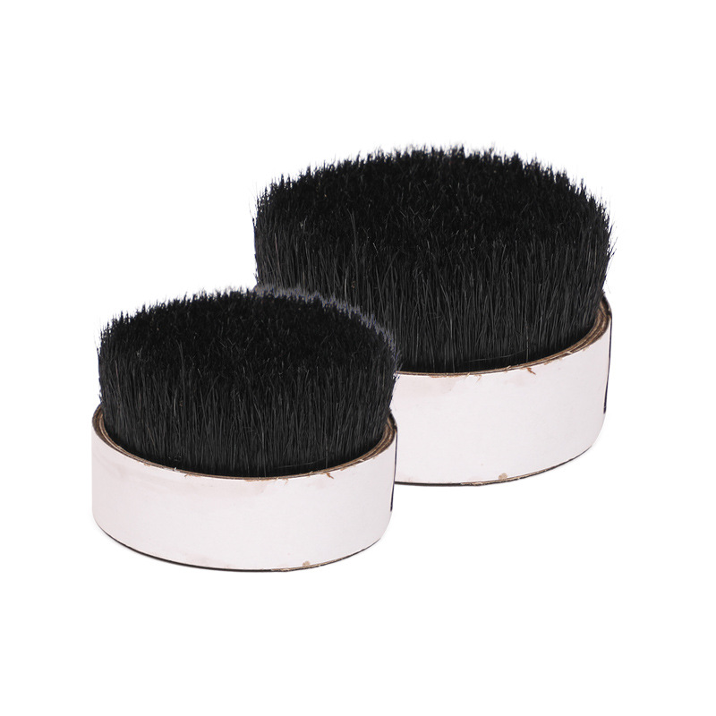Wholesale black boiled bristles 38-44mm long animal bristles brush bristles dyed black bristles boar bristles