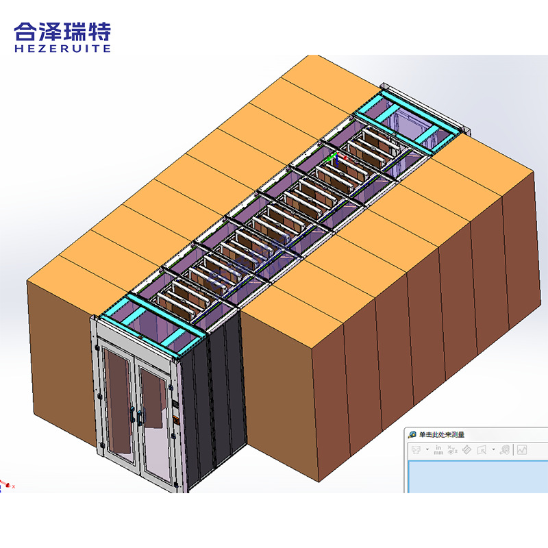 Enclosed Skylight Fire Flip Window Data Center Room Cold Channel Support Oem