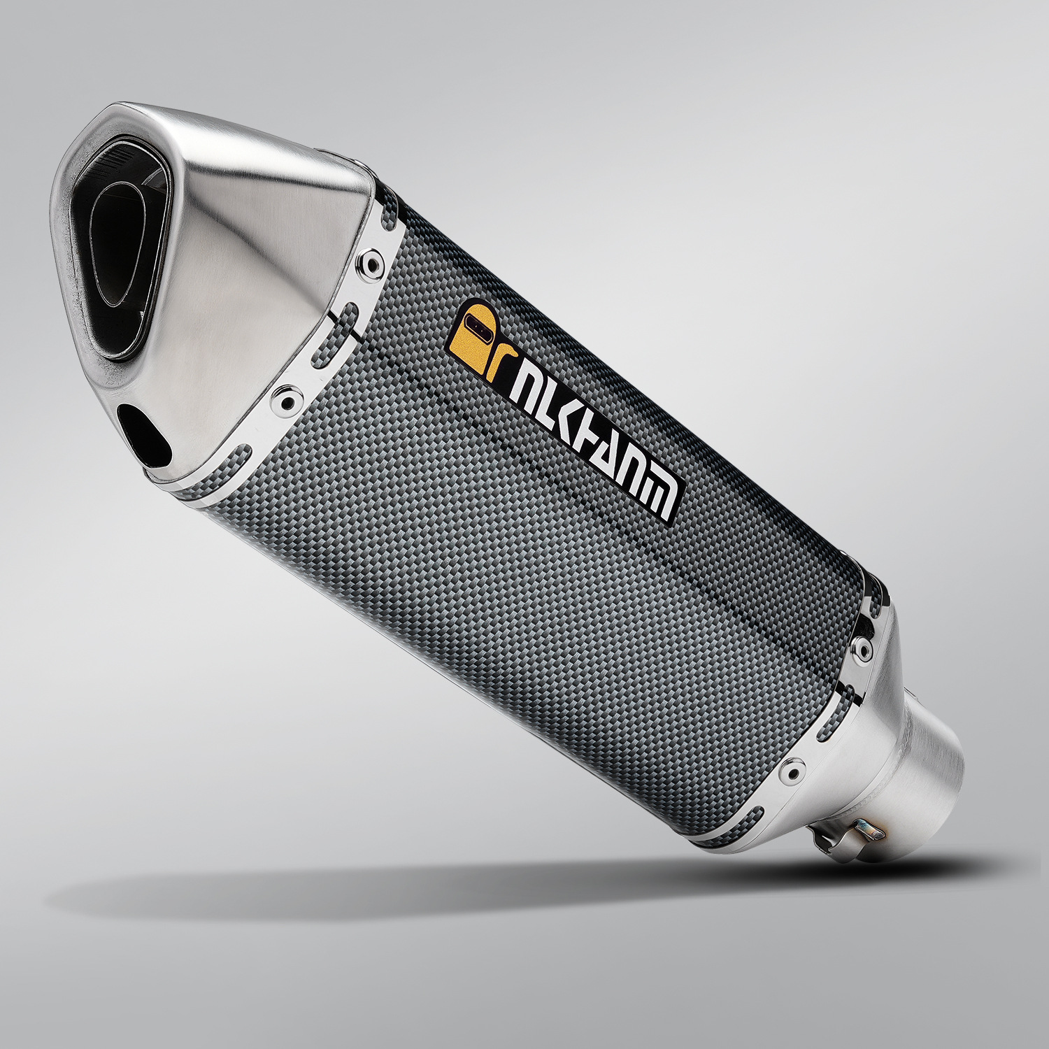 Kawasaki modified motorcycle exhaust pipe universal Yamaha small hexagonal exhaust pipe stainless steel universal various models