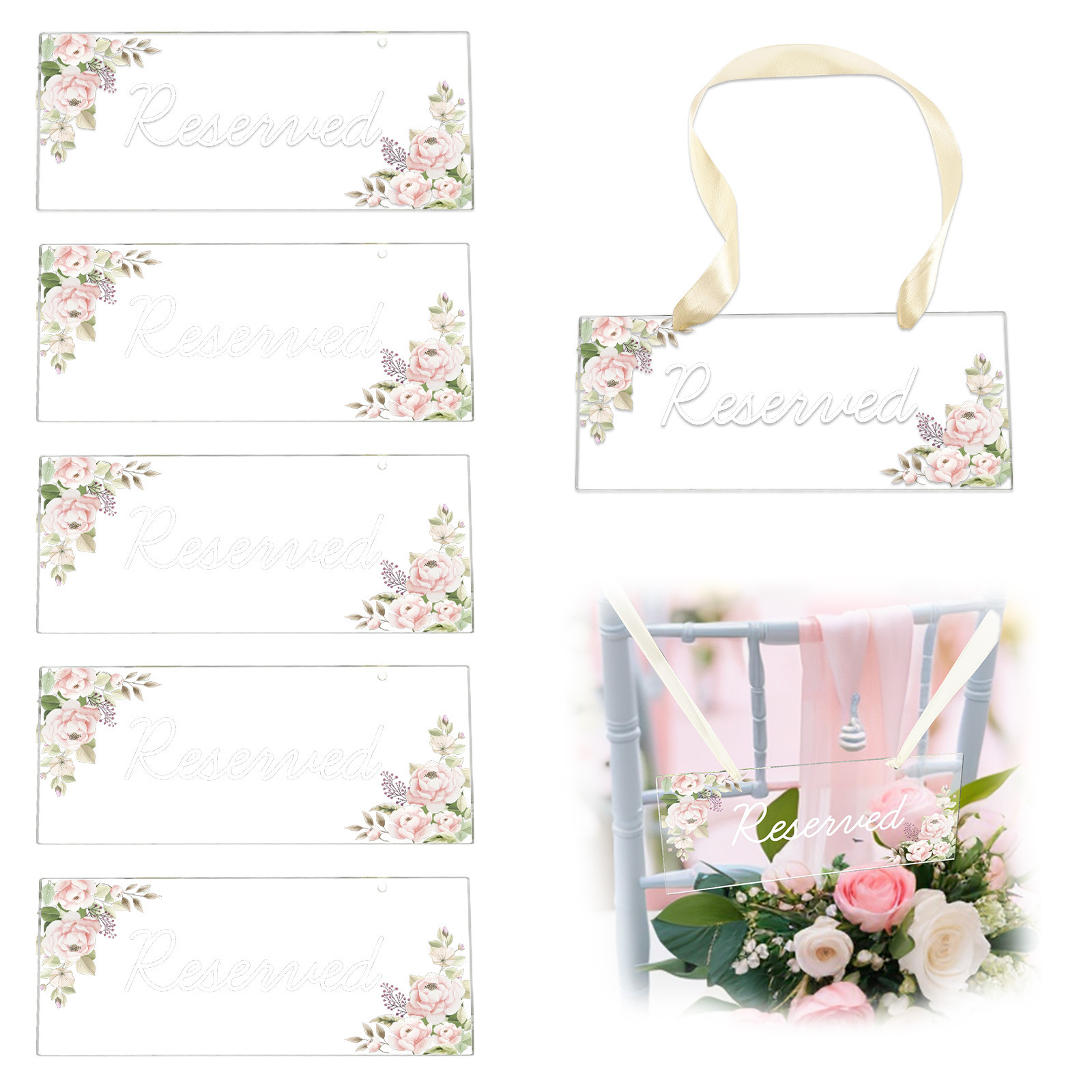 Кросс-бордерная романтическая карточка, цветочные украшения, элегантная и прозрачная, создающая мечтательную атмосферу ритуала