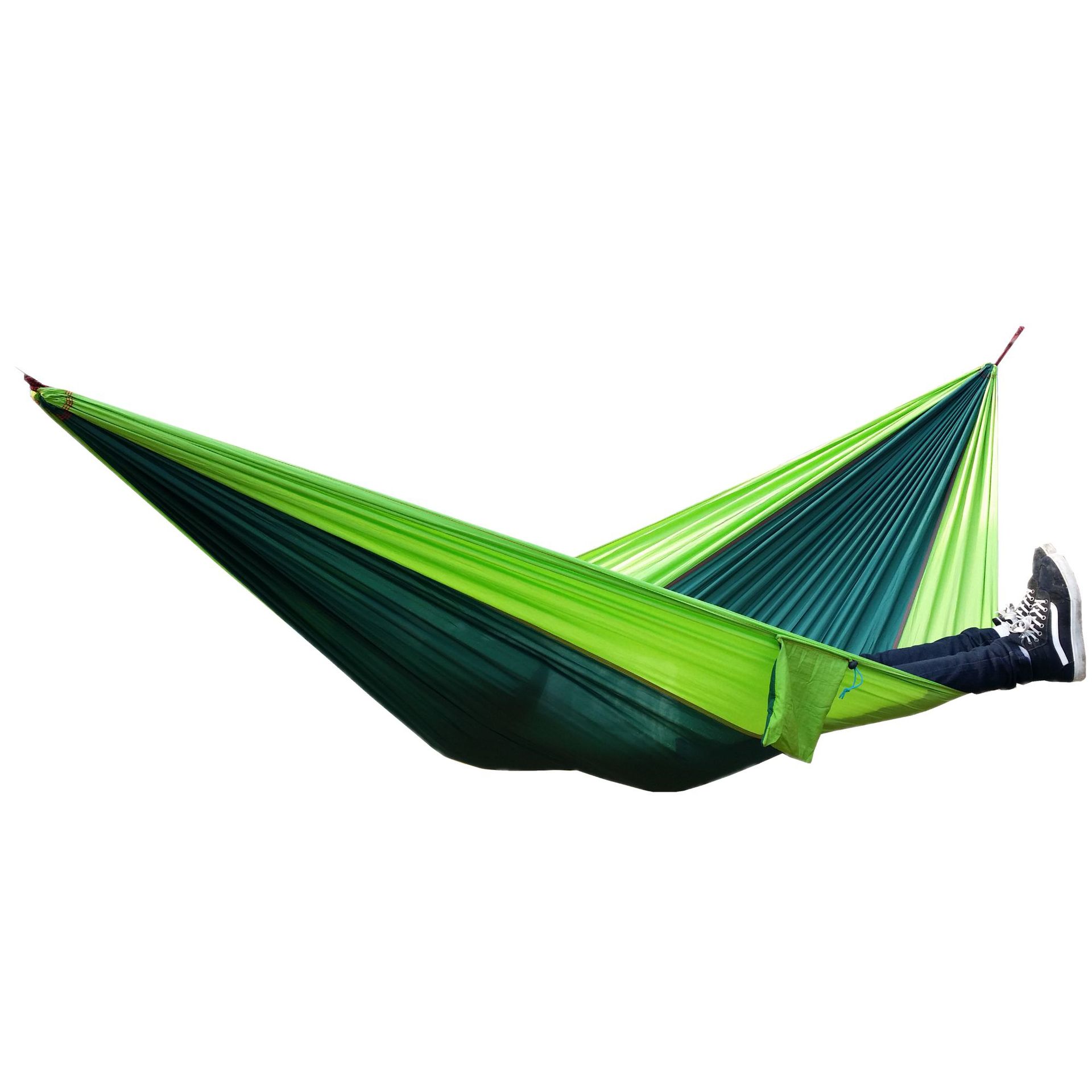 Sunny day paradise. Parachute cloth hammock nylon hammock/new hammock. Double hammock. Printable LOGO Outdoor