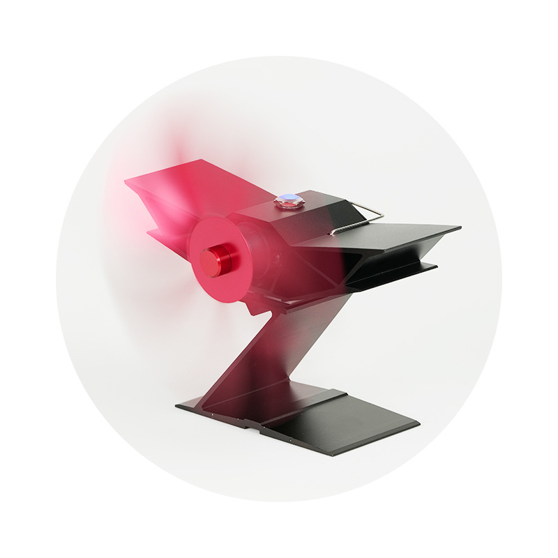 New cross-border thermal power fireplace fan stove silent intelligent fan self-starting high temperature wall-mounted