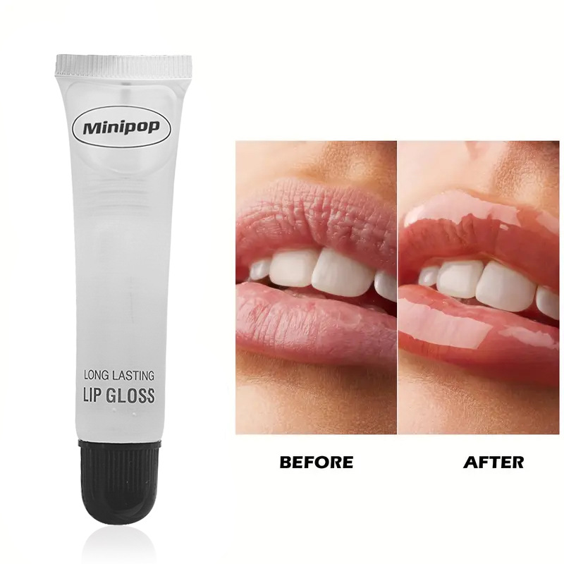 Прозрачное масло для губ, бальзам для губ, увлажняющий, зеркальный эффект, не стирается, жидкий блеск для губ оптом