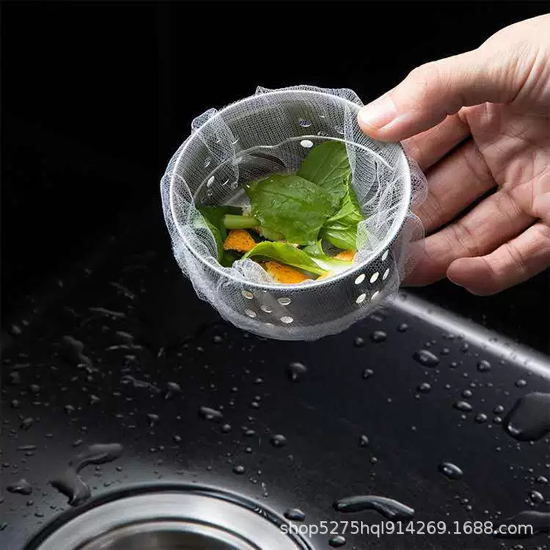 Kitchen Sink Filter Screen Sewer Sink Sink Vegetable Basin Drain Outfall Floor Drain Disposable Residue Drain Mesh Bag