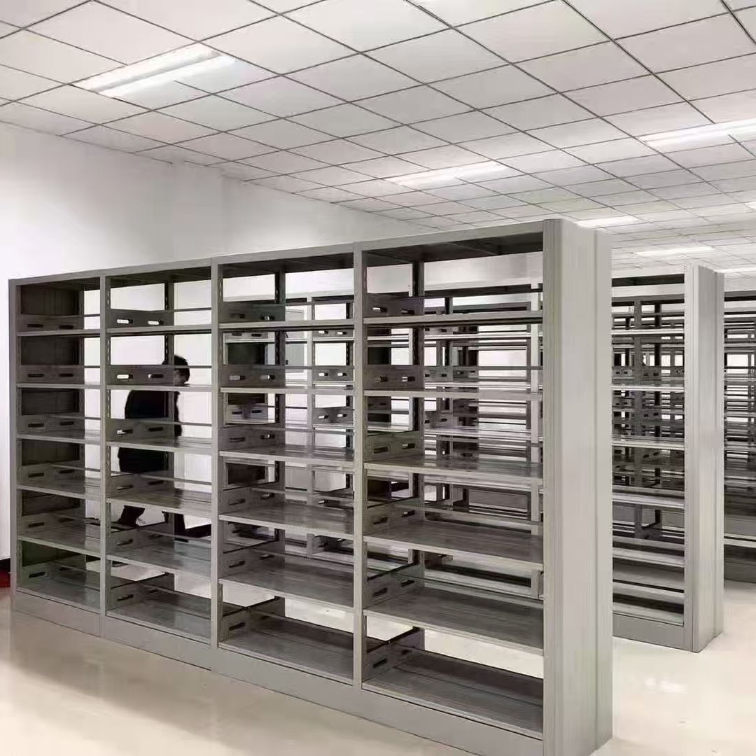 Library Steel Bookshelves, Reading Room Filing Racks, Iron Book Cabinets, Customizable Wooden Single/Double-Sided Thickened Multi-Layer Shelves