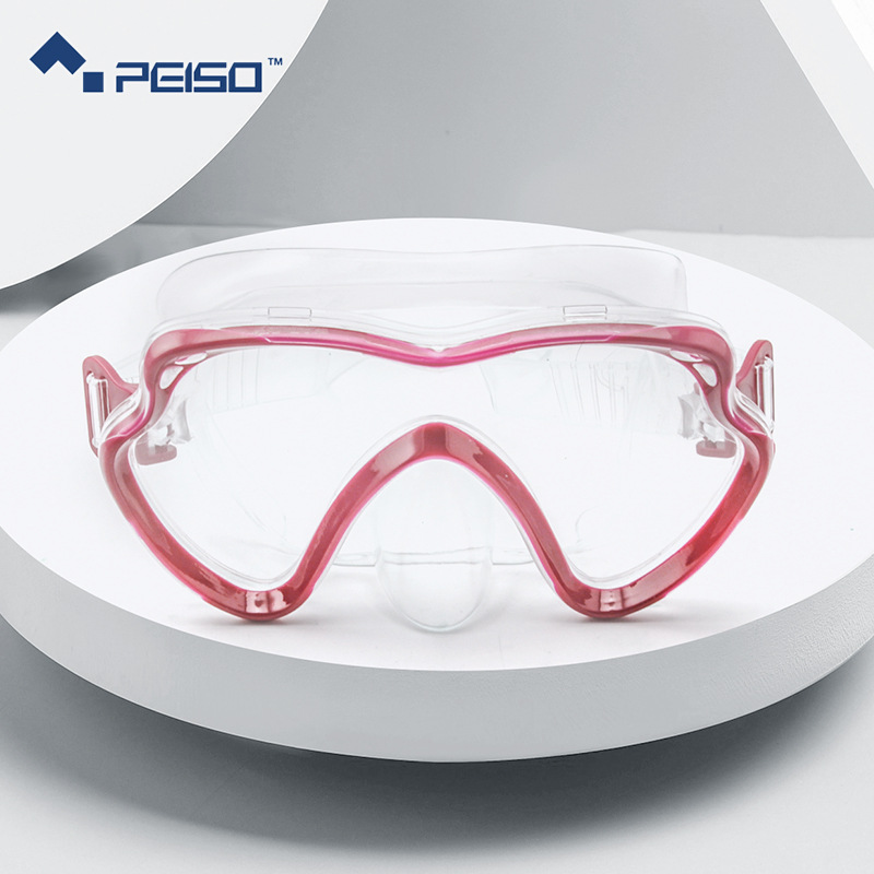 Large-Frame Diving Goggles Semi-Dry Snorkel Two-Piece Diving Set Pc Lens Pvc Tube Body Manufacturer Origin
