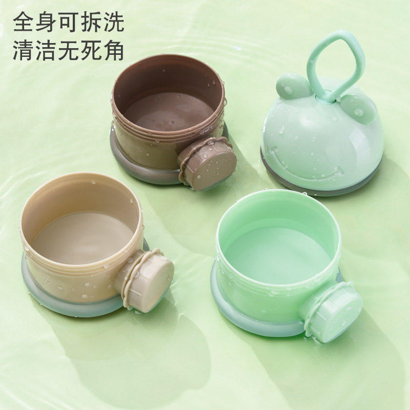 Source manufacturers milk powder grid portable milk powder box baby milk powder packaging box large capacity snack packaging box OEMODM