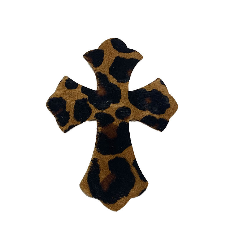 Cross Leather Mark Horse Hair Cross Leather Mark True Hair Multi Color in stock