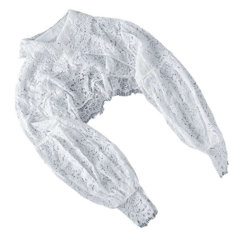 Fake collar long sleeve fake shirt Women's outer wear anti-exposure outer wear sun protection clothes with suspenders dress