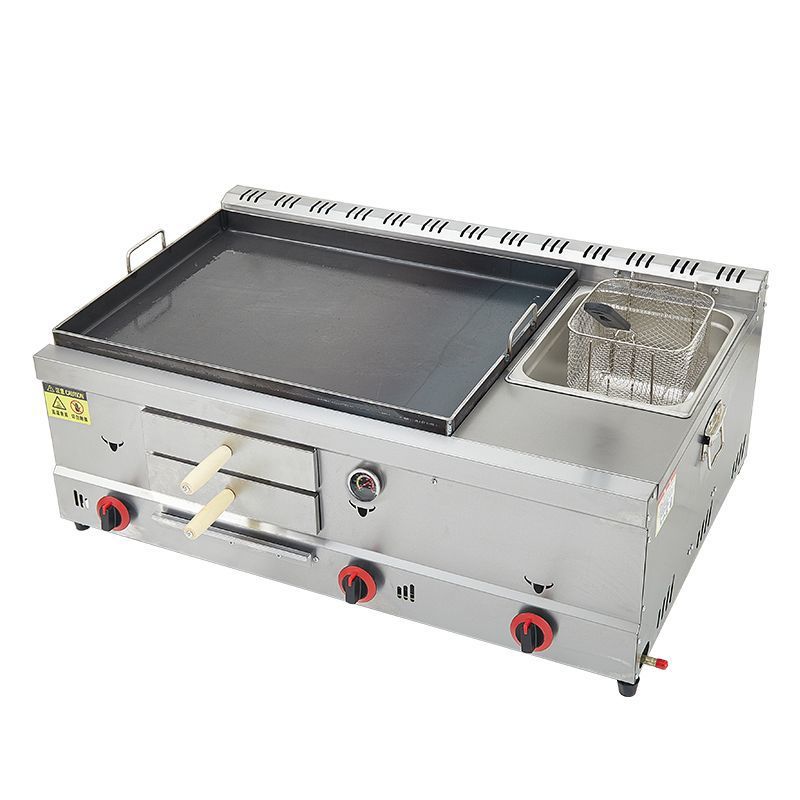Free Shipping Gas Tongguan Roujiamo Stove for Street Vending, Baajiemao Fire-Roasted Machine, Pancake Oven, Barbecue Grill All-In-One Machine