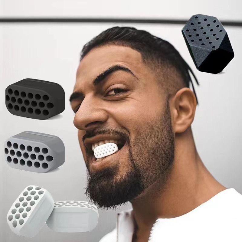 Массажный мяч для жевательных мышц, силиконовый тренажер для челюсти, жевательный эксайзер, в наличии