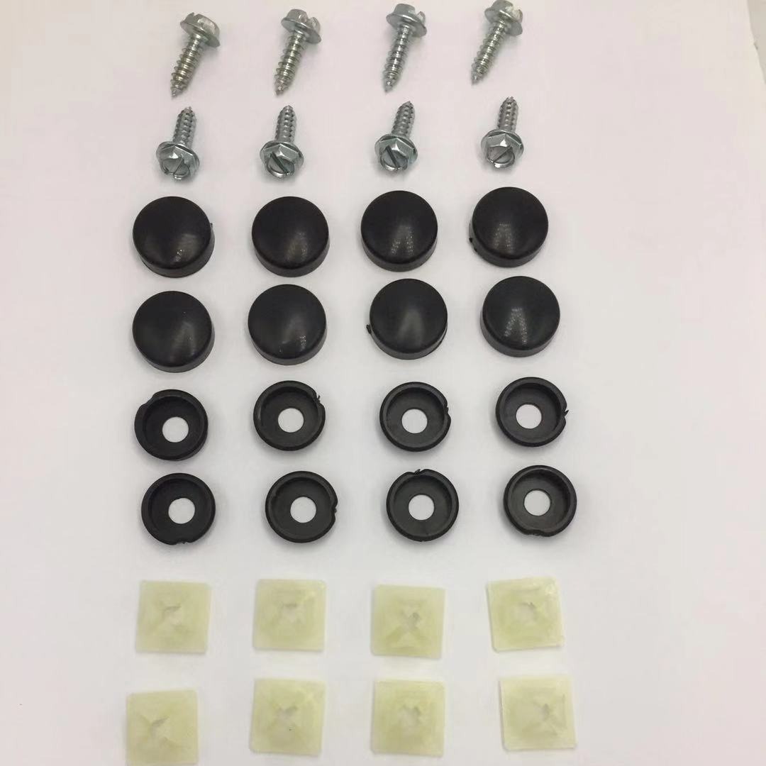 304 stainless steel American license plate frame American standard license plate frame screw accessories American license plate screw buckle matching