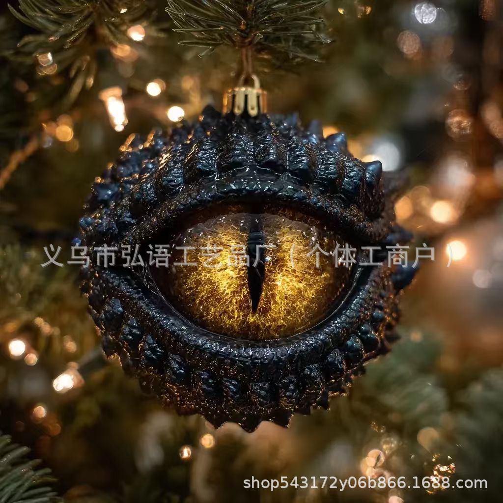 Cross-Border 2025Dragon Eye Flat Dragon Eye Flat Jewelry Scene Holiday Decorations