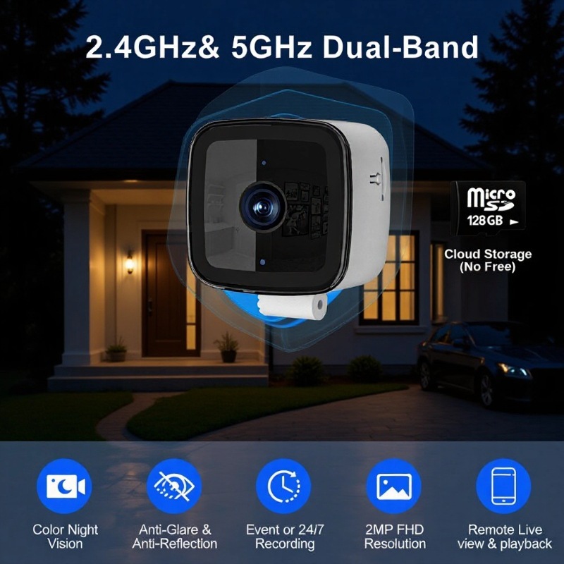 Смотрите мир через окно: беспроводная интеллектуальная камера с голосовой связью и ночным видением