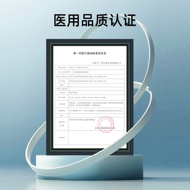 Guanshi Nasal Rinse Device for Home Use, Nasal Irrigation for Nasal Congestion Relief, Nasal Artifact for Children with Sinusitis, Manual Nasal Cleaning with Saline Solution