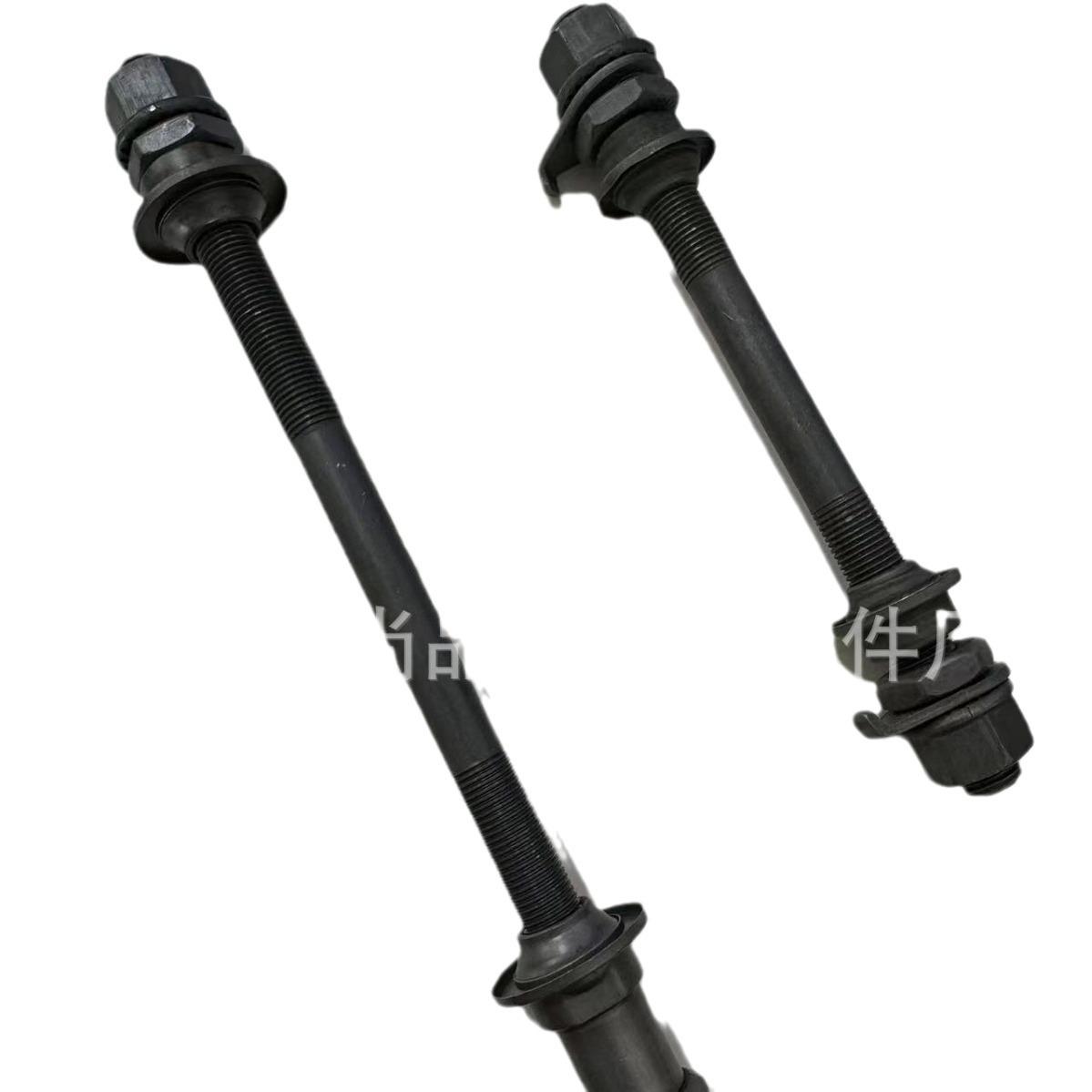 Bicycle front and rear axle mountain bike variable speed axle stick steel front axle rear axle solid shaft 190mm front and rear axle rod