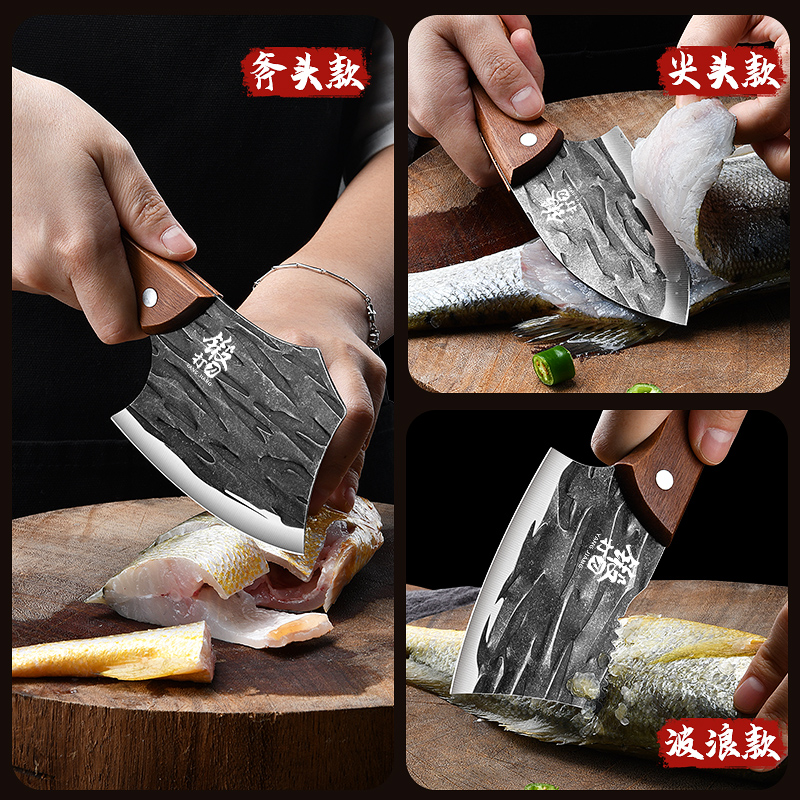 Wholesale New Product Forged Fish Killing Knife, Special Fish Farming Knife for Cutting Fish, Sashimi Knife, Household Small Kitchen Knife, Drop Shipping