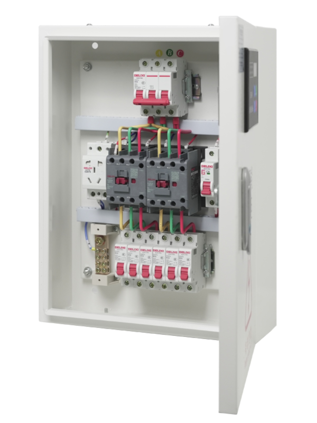 Zhongdian Qiangneng Led Display Distribution Box Remote Control Intelligent Multi-Function Card Distribution Cabinet Engineering Time Control Indoor