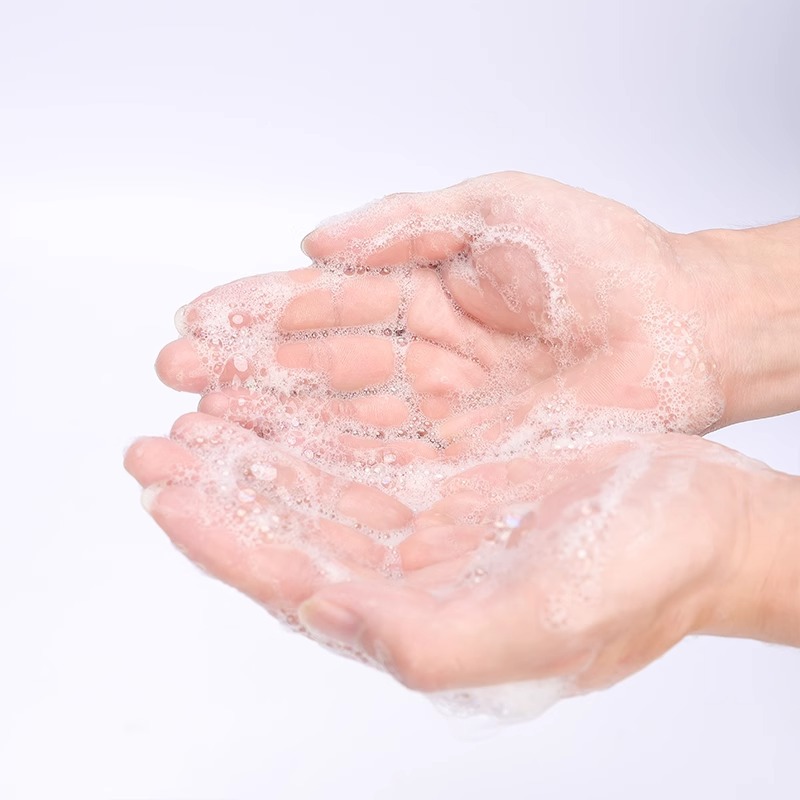 Wholesale Lierkang antibacterial hand sanitizer pressing head large bottle household cleaning antibacterial foam hand sanitizer 500ml,