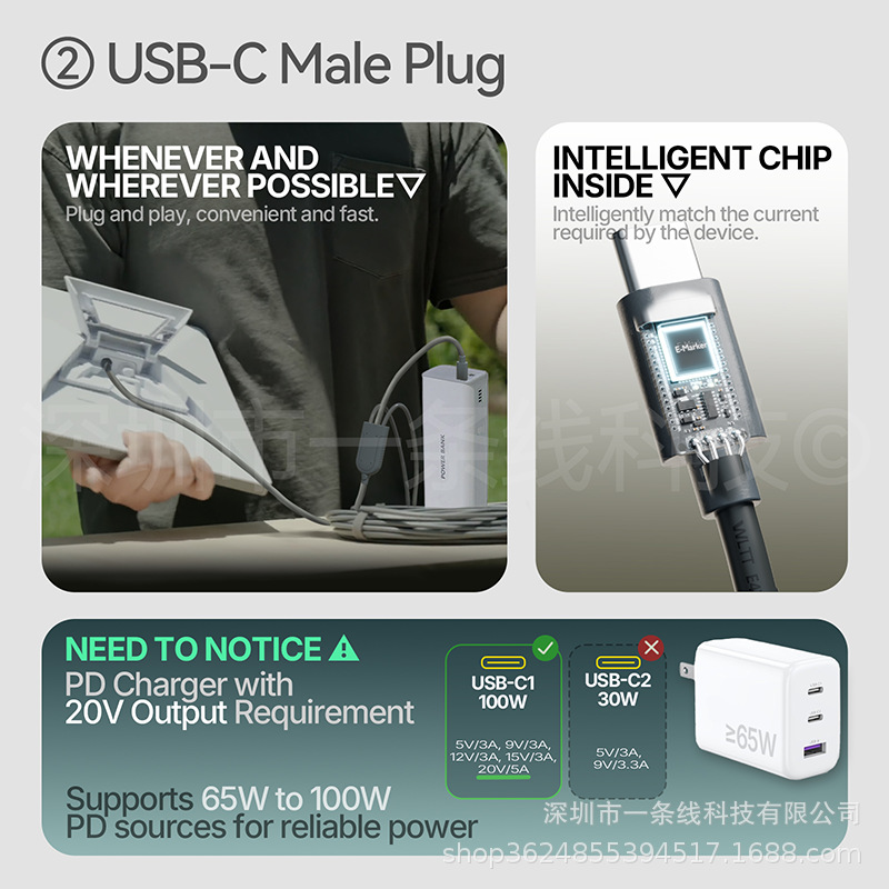 Cross-Border Hot-Selling Dc Three-To-One 3m Mini Star Network Cable 3-in-1 Car Cigarette Lighter Power Cord 3m