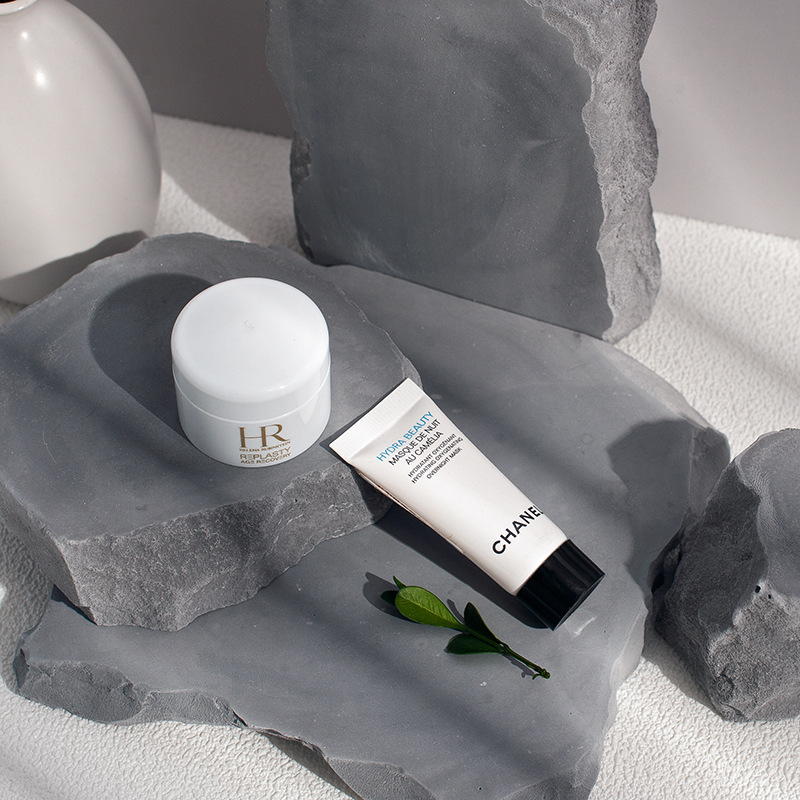 White Stone irregular plaster photography decoration shooting props jewelry cosmetics jewelry still life product set