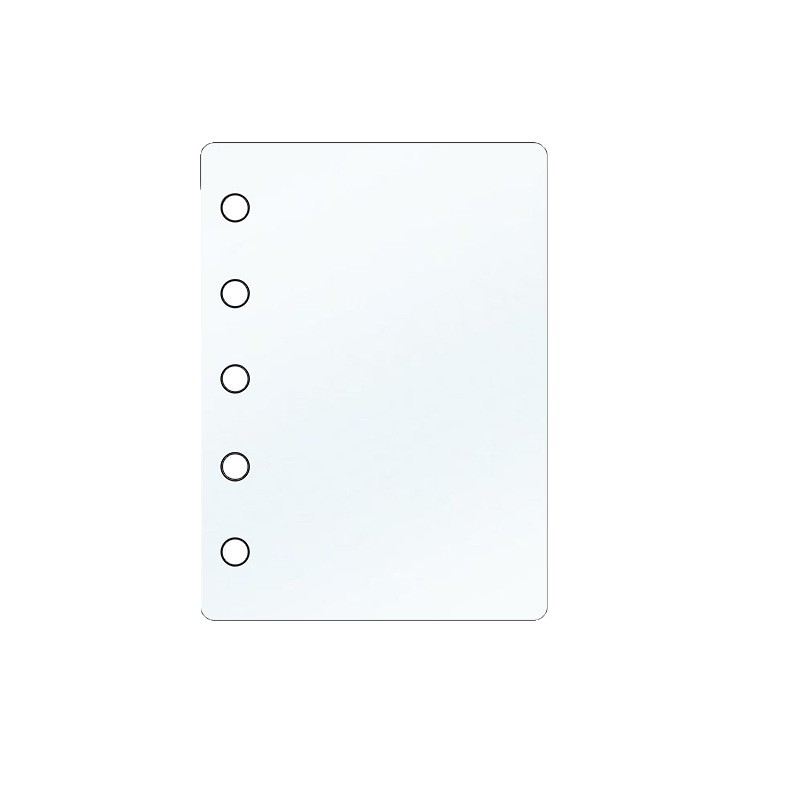 Pet Transparent Loose-Leaf Divider M5A6A7 Protective Pad Notebook DIY Pad Card Album Bezel Inner Page Wholesale