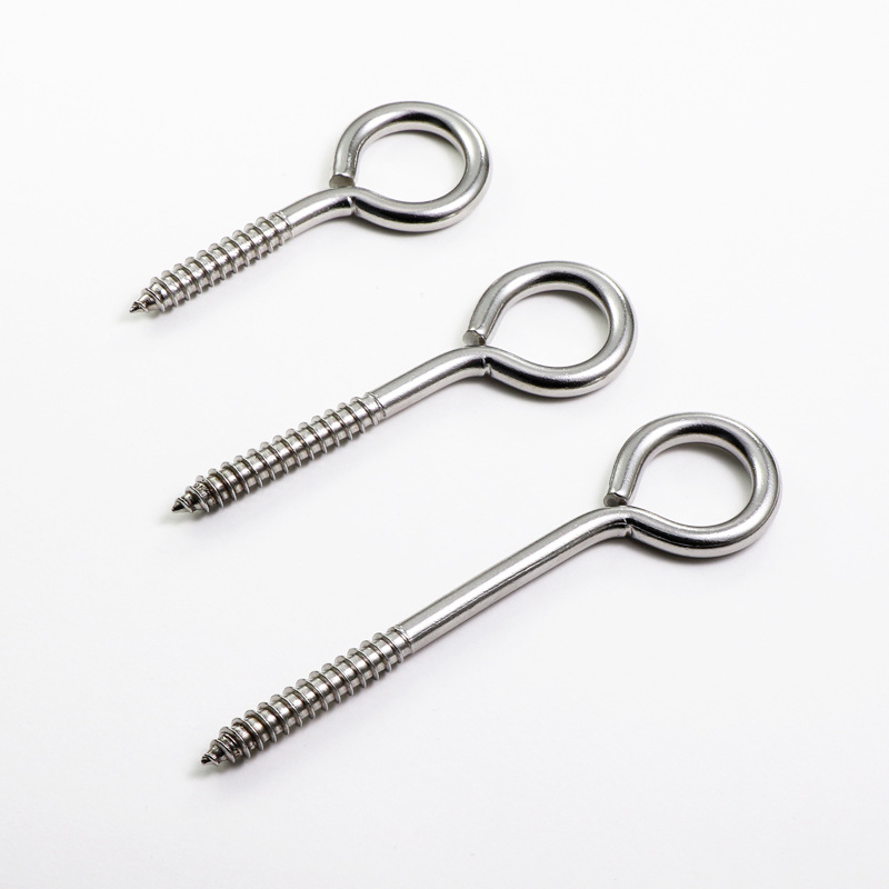 Factory supply stainless steel sheep's eye nail direct selling sheep's eye thread multi-specification metal sheep's eye nail sheep's eye screw ring