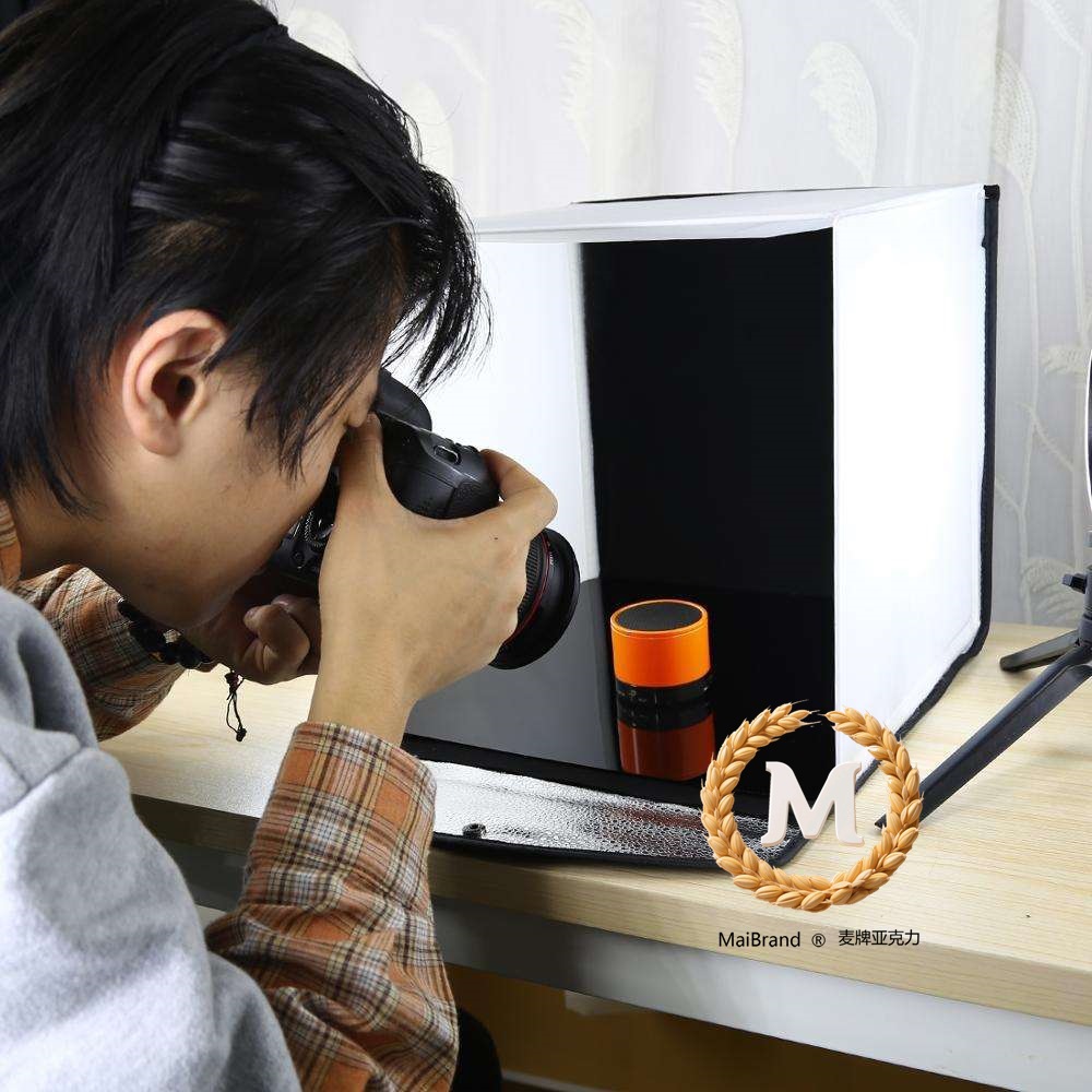 Hot Selling Puluz 40cm Photography Acrylic Reflective Display Stand Background Board Photo Display Board Reflective Board