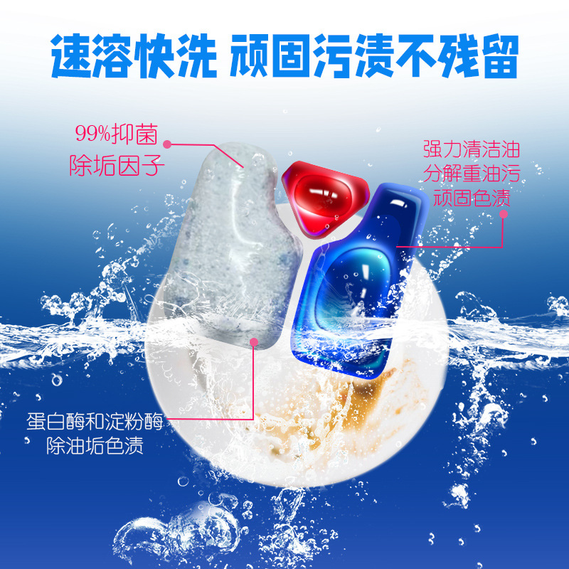 Dishwashing Beads for Household Dishwashers, Special Maternal and Infant Tableware, Can Be Used to Protect the Machine, Prevent Scale and Brighten Dishes, Multi-Effect Dishwashing Beads