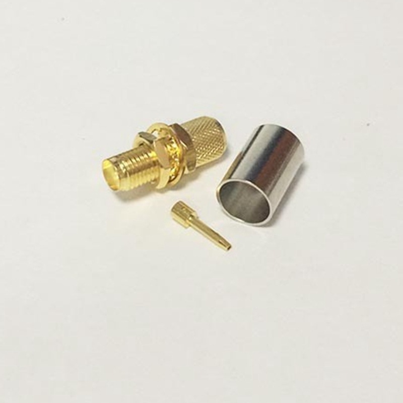 Sma Female Connector to Syv50-5 5Dfb Rg6 Rg304 Lmr300 7mm Gps Gsm Thick Rf Feeder